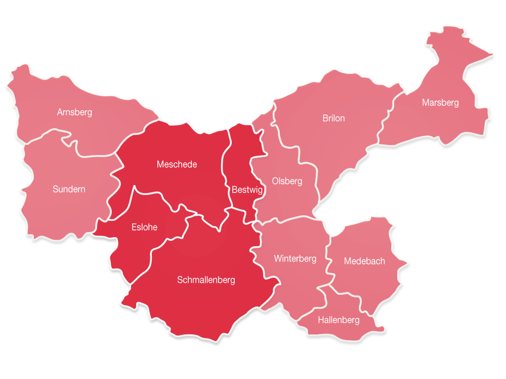 Caritas Verband - Arnsberg, Sundern, Meschede, Eslohe, Schmallenberg, Bestwig, Olsberg, Winterberg, Hallenberg, Medebach, Brilon und Marsberg